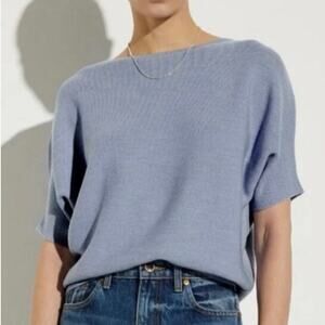 The Reset R Label Wool Essential Pullover Sweater Lilac Purple